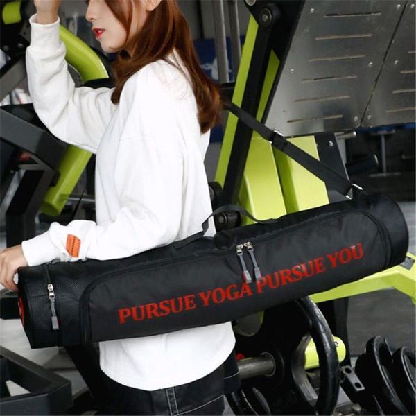 

thick yoga mat bag gym fitness pilate easy carry case storage mats