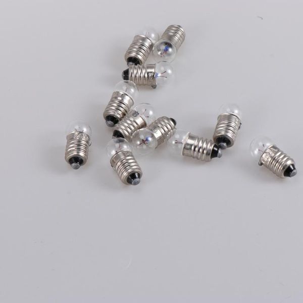 

10pcs e10 small electric bead light bulb 2.5v 0.3a student physics experiment lamp led bulbs