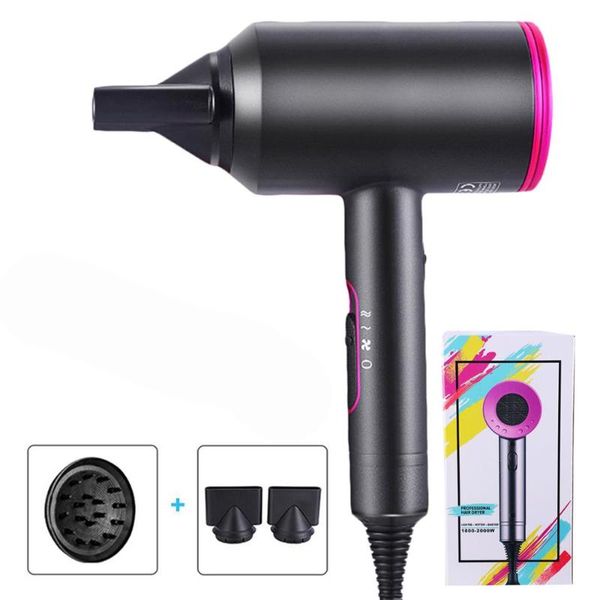 

electric hair brushes 2000w professional dryer salon cold wind negative ionic hammer blower dry hairdryer 3 speeds