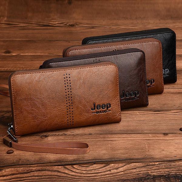 

wallets luxury long pu leather man cash male men's purse holder mens coin purses holders men clutch for boyfriend, Red;black