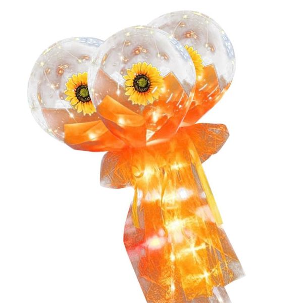 

party decoration led luminous balloon-rose bouquet diy innovative product