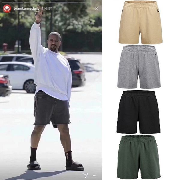 

new outdoor sports and leisure men's shorts in summer of 2019 in four colors, White;black