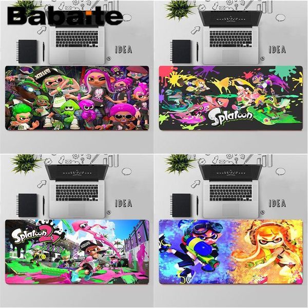 

mouse pads & wrist rests babaite splatoon 2 unique deskpad game mousepad rubber computer gaming