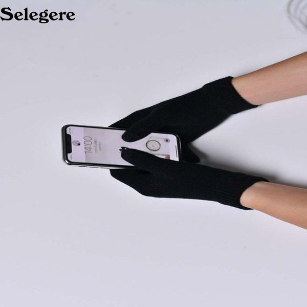 

fingerless gloves 10pair/lot fashion women men soft winter touch screen texting active smart phone knit, Blue;gray