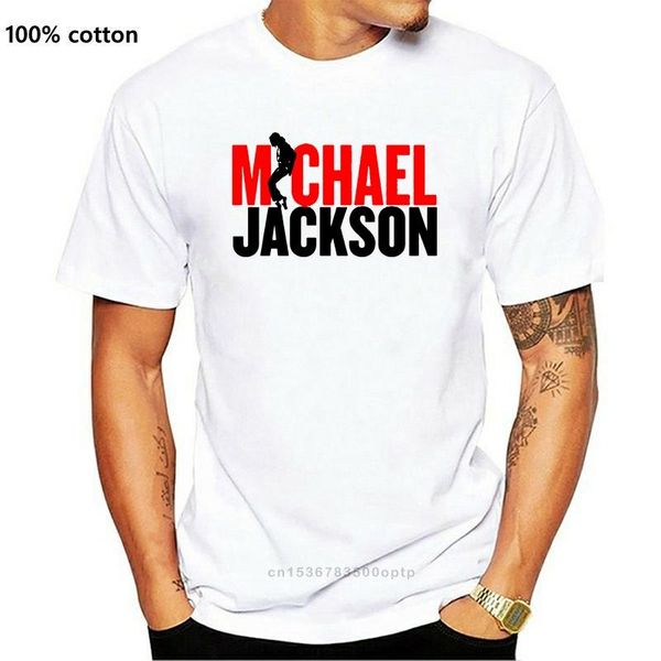 

men's t-shirts michael jackson shirt, White;black