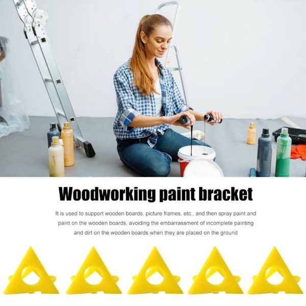 

professional hand tool sets 10/20pcs portable pyramid stands set non-stick material triangle paint pads feet woodworking accessories carpent