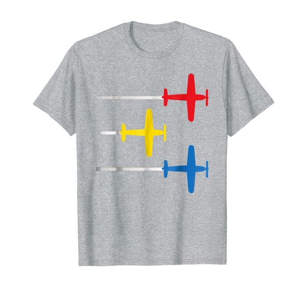 

airplane t-shirt -planes in flight-aviation pilot themed tee, White;black