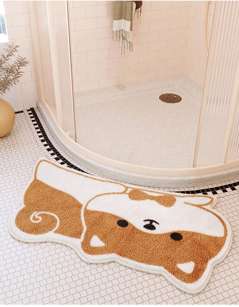 

carpets irregular rug carpet for bath room bedroom bedside cute cartoon home rugs non-slip bathroom shower floor mats