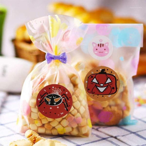 

gift wrap 40 sheets halloween adhesive sticker for baking decoration1