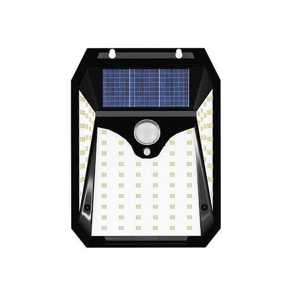 

82led motion sensor solar light outdoor wall lamp human body induction powered sunlight street ip65 waterproof for garden decoration