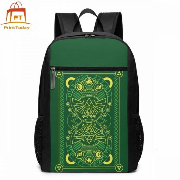 

backpack playing card design backpacks men - women travel bag teen bags