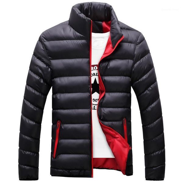

autumn and winter men's thickened cotton clothing down & parkas, Black