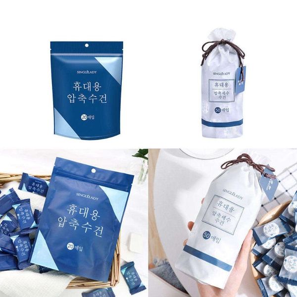 

towel 20/50pcs magic compressed disposable water wet wipe washcloth napkin portable hand face cleaner for travel
