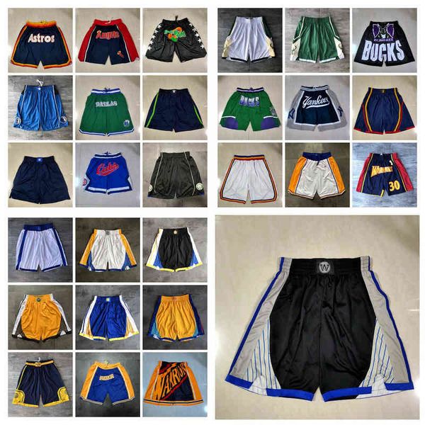 

men team basketball shorts just don co-branded short retro chinese city version hip pop sport wear pant with pocket zipper sweatpants black, White;black