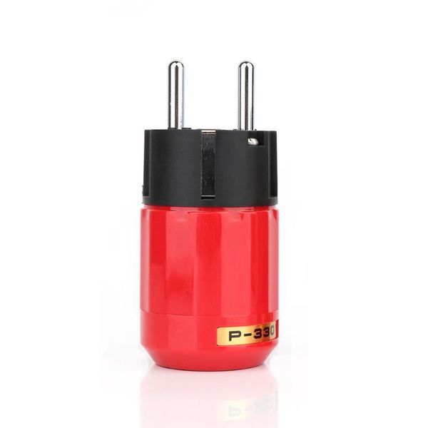 

smart power plugs piece hifi rhodium plated p-330 schuko plug male connector