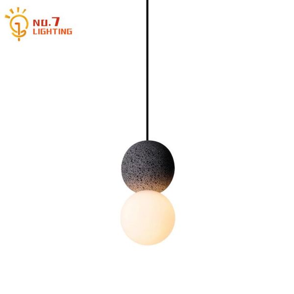 

pendant lamps nordic simple minimalist cement glass lights led g9 black pink modern hanging lamp dining room restaurant bar bedside