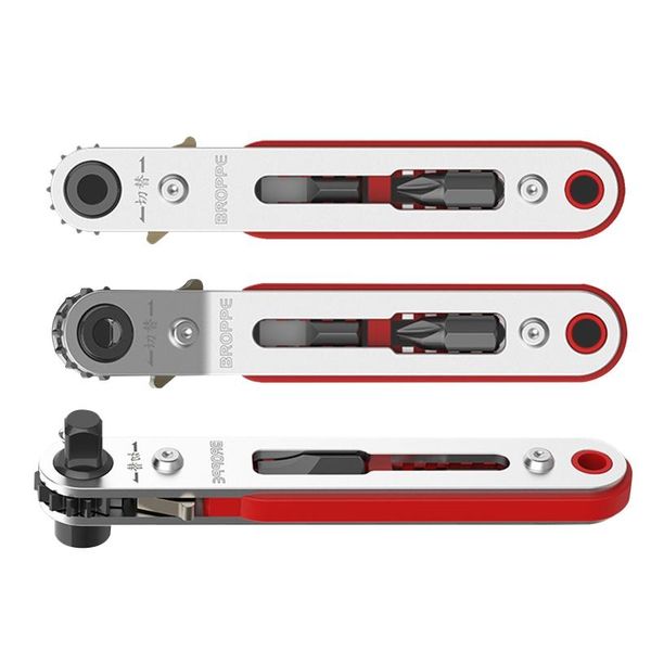 

hand tools mini magnetic screwdriver ratchet wrench right angle 1/4\" hex for narrow space