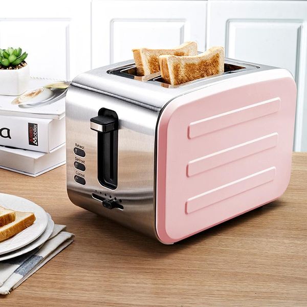 

bread makers 220v 900w automatic mini machine toaster oven 2 breads 6 gears baking reheat defrost 18x27x20cm