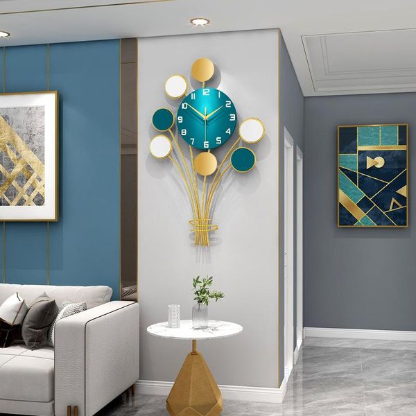 

wall clocks luxury clock personality creative silent nordic design living room large orologio parete bg50zb