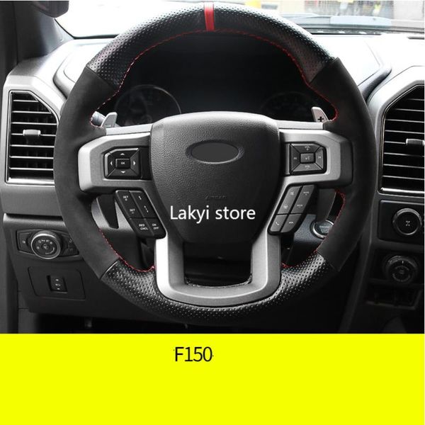 

steering wheel covers diy hand seam layer feather car cover for f-150 f150
