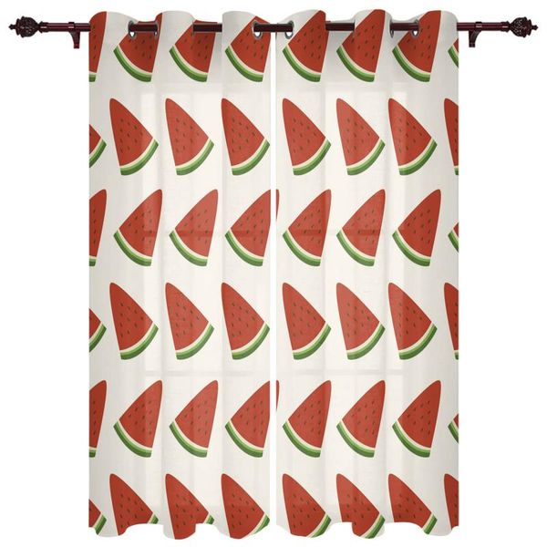

summer watermelon pattern window curtains home decor bedroom treatments valance for living room curtain & drapes