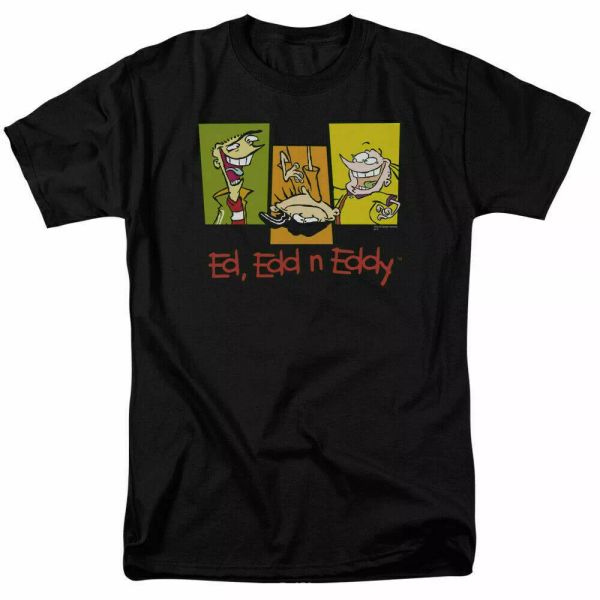 

ed, edd, n eddy 3 eds t shirt mens licensed cartoon merchandise black, White;black