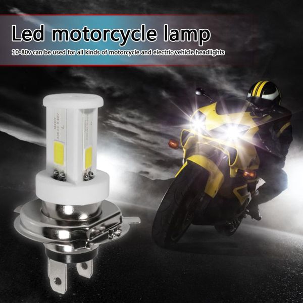 

Car Headlights H4 Ceramic COB LED Motorcycle Bulb With Softer Headlight Bulbs 6500K 1080LM High Beam Auto Parts