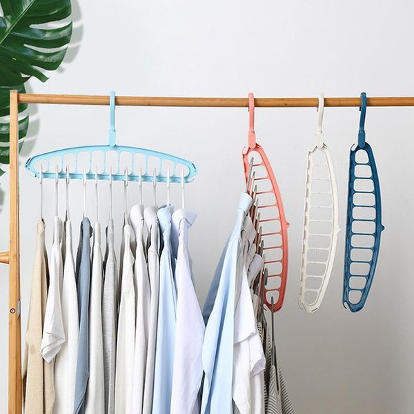 

hangers & racks 1 plastic antiskid clothes hanger shirt clean wardrobe space saving practical magic multi-function