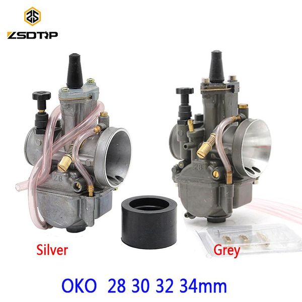 

4t 28 30 32 34mm carburetor replacement oko pwk carb with power jet racing scooter dirt bike pit atv motorcycle fuel system
