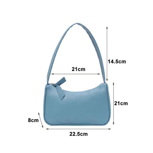 

fashion candy color ladies armpit retro nylon female hobos soft pu handbag vintage women uette shoulder bag clutch purse