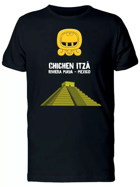 

Chichen Itza Riviera Maya Men's Tee -Image by Shutterstock, White;black