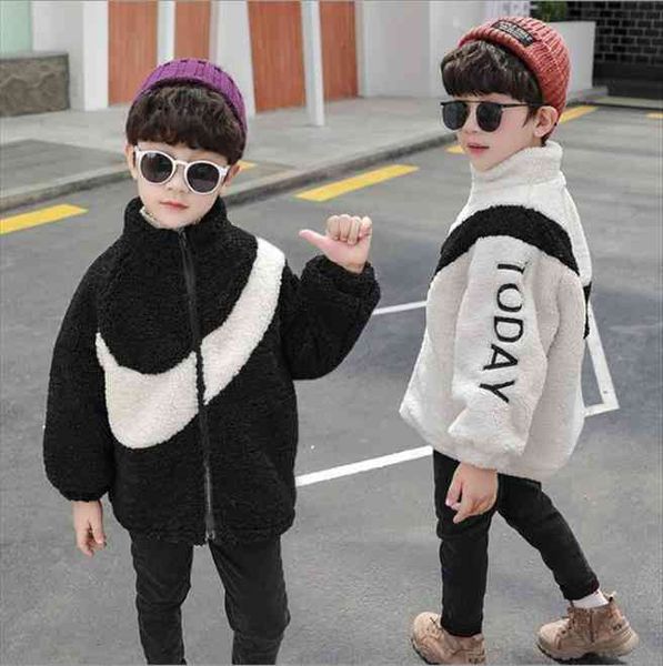 

boys winter coats children fashion thick velvet outerwear for baby girls kids warm javkets clothes toddler outfits 5 6 7y, Blue;gray