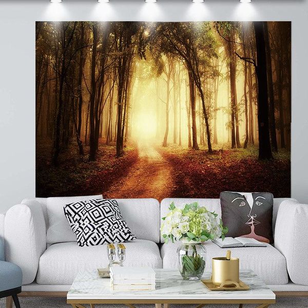 

tapestries plant forest tapestry home decoration hanging cloth ins webcast background
