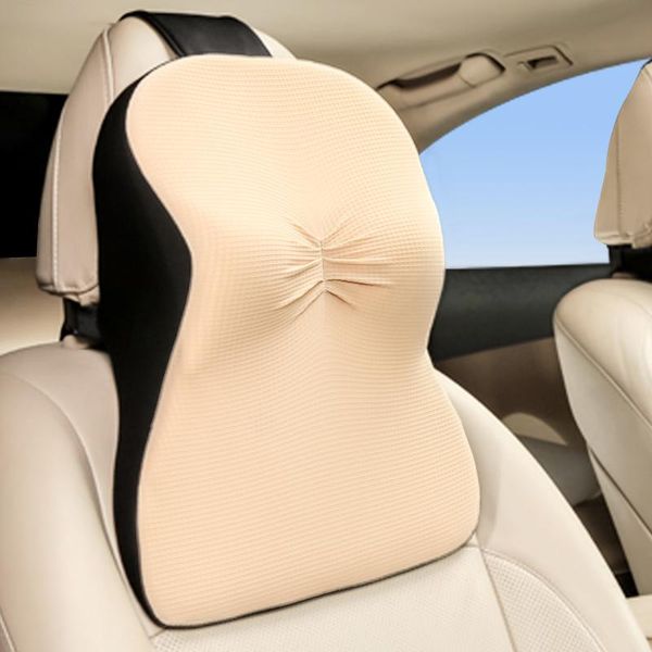 

seat cushions car headrest four seasons general vehicle ice silk breathable neck protection memory cotton head rest support cushion