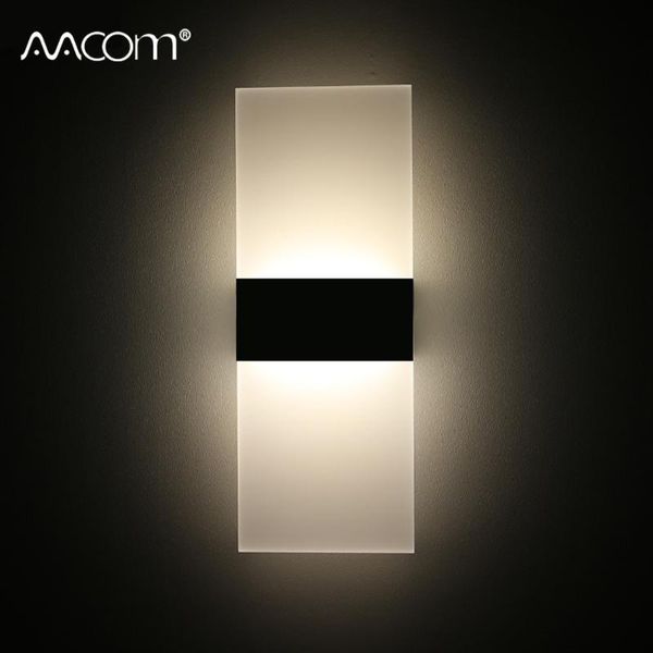 

wall lamp 85-265v led modern acrylic light mounted sconce diode lights for bedside foyer corridor lighting