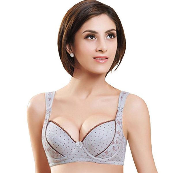 

maternity intimates flower underwear feeding nursing bra cotton bras for pregnant women lingerie gravidas breastfeeding lactation 2021, White