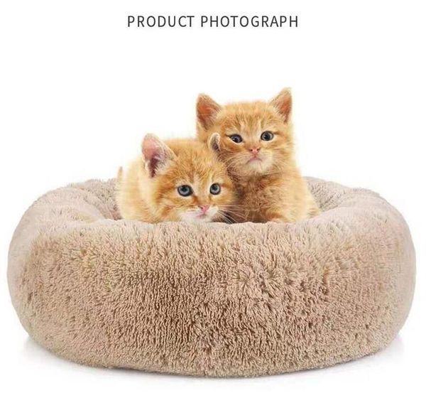 

kennels & pens kindsgoods cat bed long plush super soft pet kennel dog winter warm sleeping bag puppy cushion mat portable