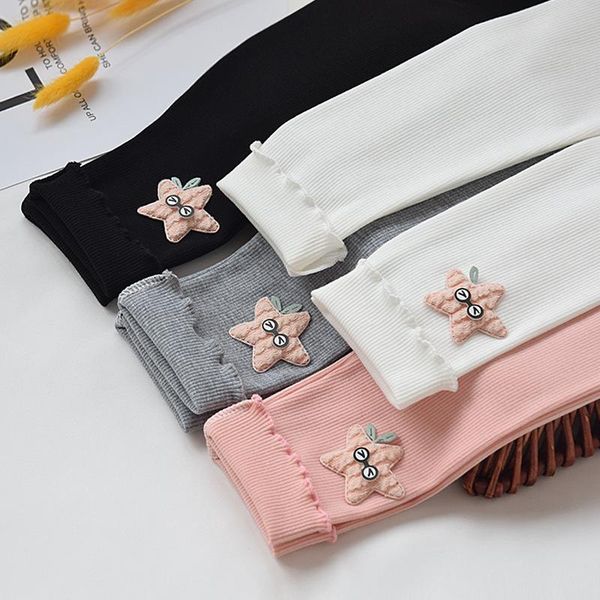 

the spring girls leggings thin bar and autumn baby children long pants trousers, Blue