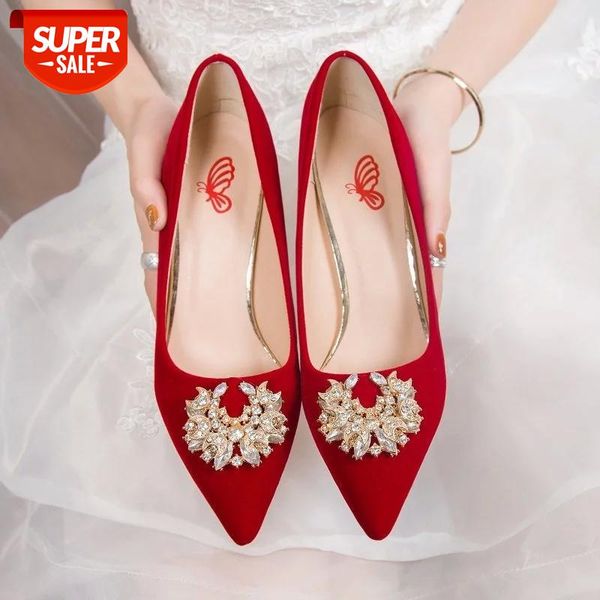 

Casual Woman Shoe Pearl Decorateion Pointed Toe New Wedding Beading Rubber Solid Flock Slip-On Med Leisure PU Basic #mN9W, Black