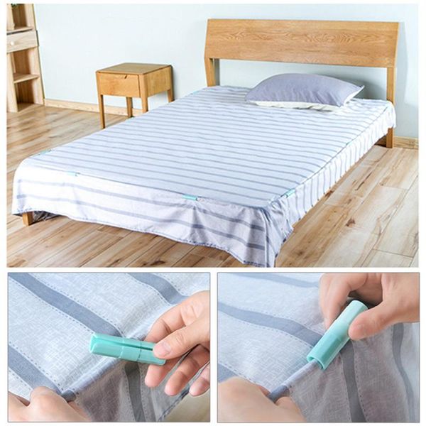 

clothing & wardrobe storage 10pcs bed sheet clips abs cover holder non-slip gripper fasteners mattress for sheets