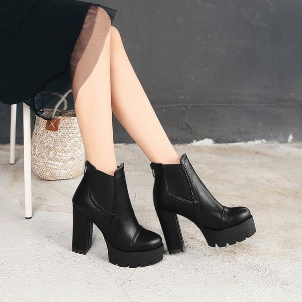 

boots oversized 12 women shoes ankle for ladies woman winter waterproof taiwan, Black
