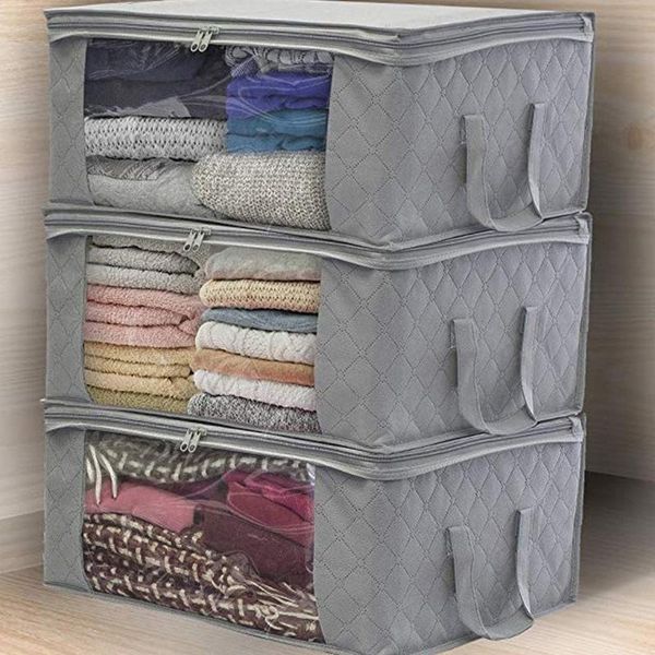 

clothes quilt storage bag oversized moisture-proof 49x36x21cm clothing & wardrobe