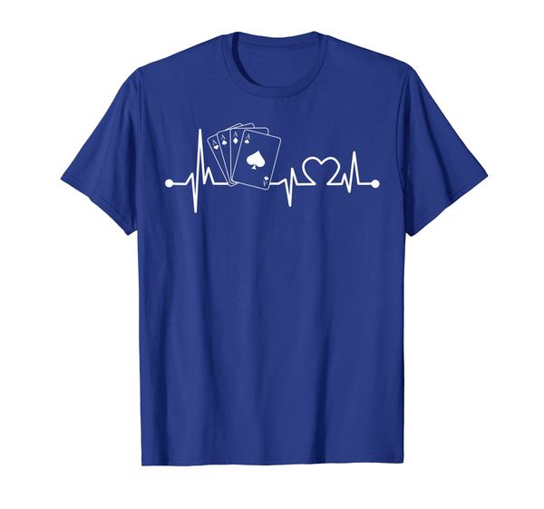 

Aces Poker Heartbeat T-Shirt Funny Playing Poker Gift, Mainly pictures