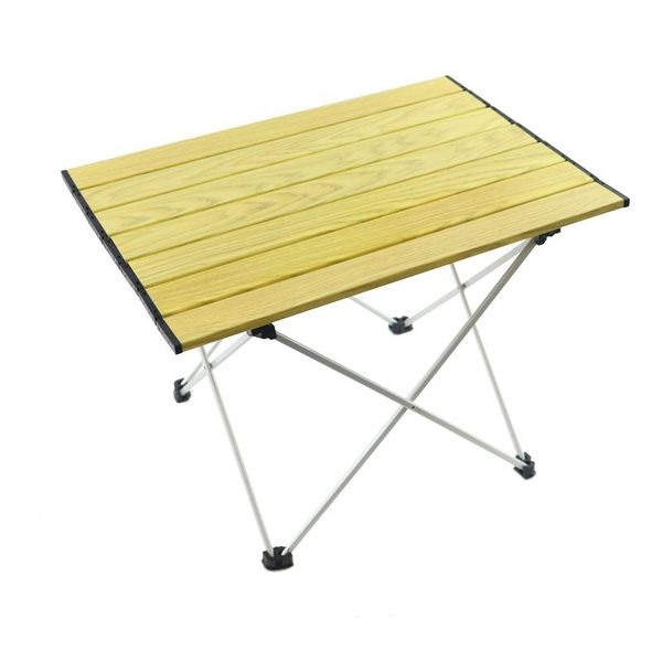 

ultralight compact camping folding table with carry bag, two type (wood grain - m) camp furniture