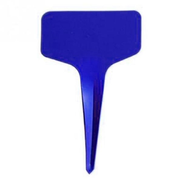 

50pcs nursery garden gray plastic plant t-type markers tags labels a1 decorations