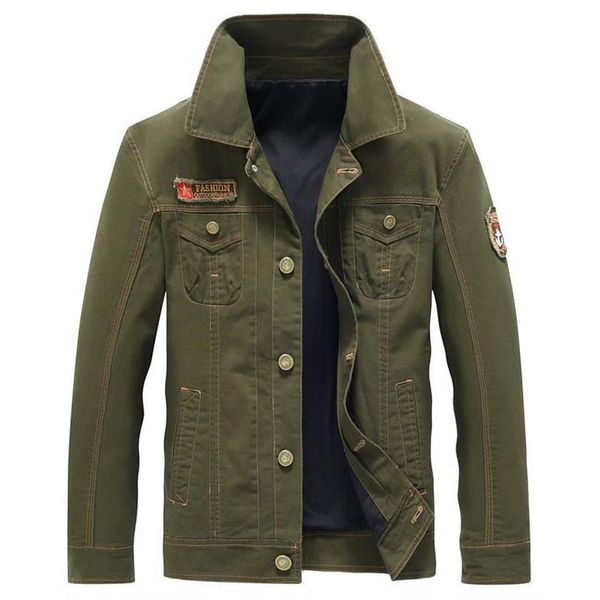 

men's jackets 2021 autumn army he cargo men jacket solid color mens 'bomber plus size m - 5xl casual male coats drop, Black;brown
