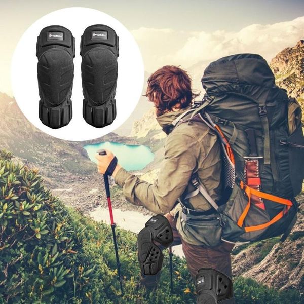 

pair of motorcycle protective gear knee pads anti-fall adjustable pad cycling accessories armor