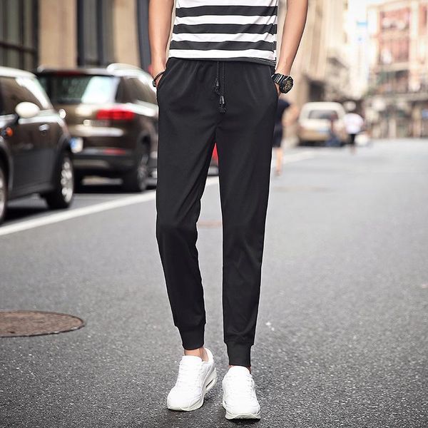 

men's pants casual oversize for autumn black jogging slim large size wide leg cargo pant streetwear clothing