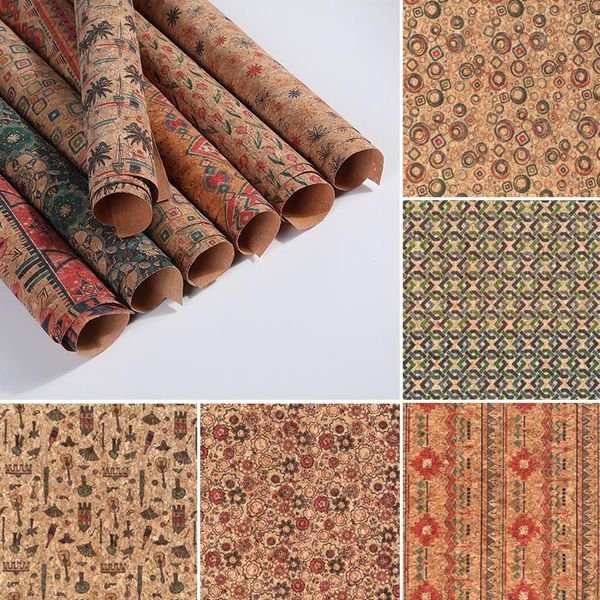 

shower curtains spot wholesale 0.4mm cork printed waterproof fabric tc cloth bottom furniture luggage belt table mat packaging leather