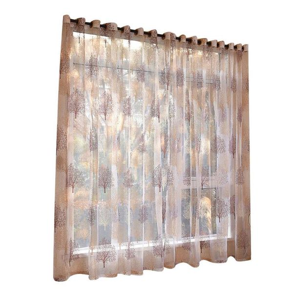 

curtain & drapes 100 x 250 cm floral tree voile for kids boy girl living room the bedroom home decoration drape curtains